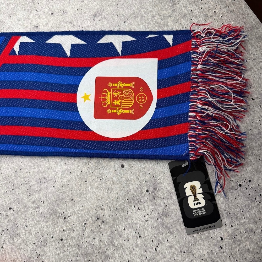 FIFA World Cup 2026 Portugal vs Spain Match Day Scarf Dallas Round of 16 Ronaldo - Picture 4 of 8